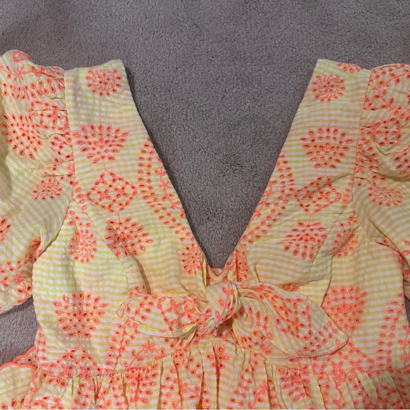 Darling Lilly Pulitzer Yellow and Orange Woman’s Dress Size 2 - Picture 4 of 6